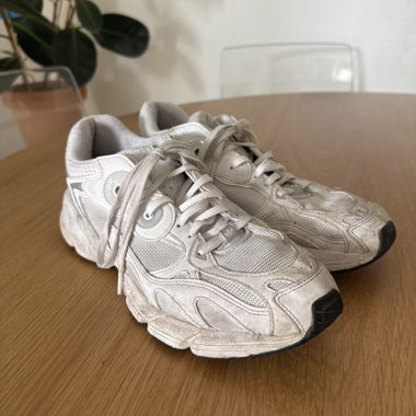 White Adidas Sneakers - Size 42