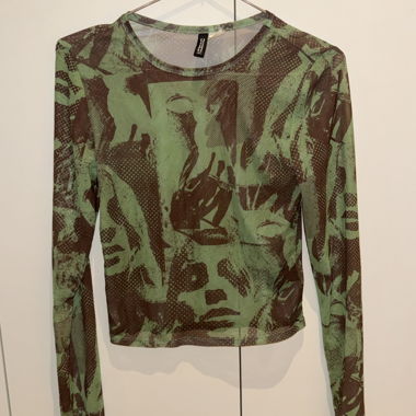 Langarm-Top mit Print