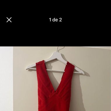 red dress with open back