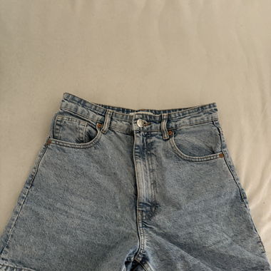Short en jeans - ZARA - 36 - taille haute