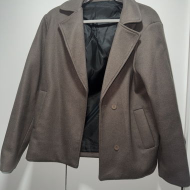Cappotto corto marrone