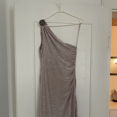 Einärmliges Abendkleid Gr. 38