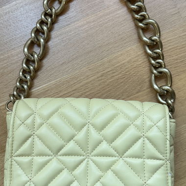 Sac porté épaule jaune beurre