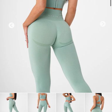 nvgtn leggins sage green