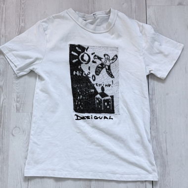 Desigual T-Shirt weiss