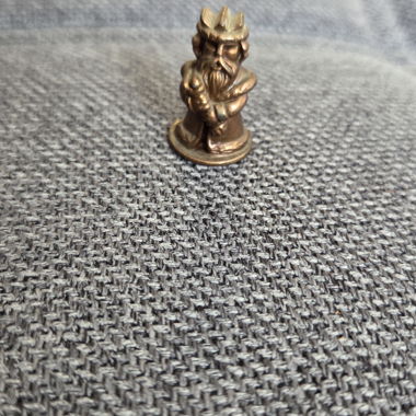 Bronze King Figurine
