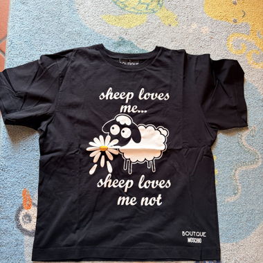 T-shirt Boutique Moschino nera