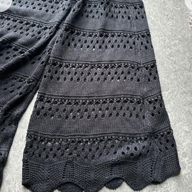 Pantaloni a maglia a vita alta