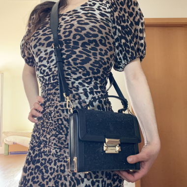 Michael Kors black sequin bag