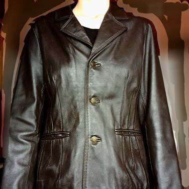 Leder Jacke