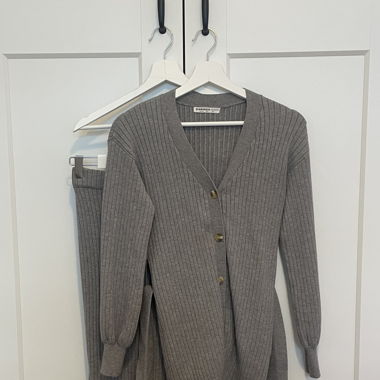 Strickset - Jacke und Rock