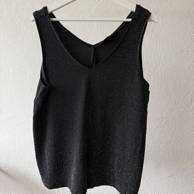 Esmara Grosse L Schwarz Sparkling Bluse Oversize 