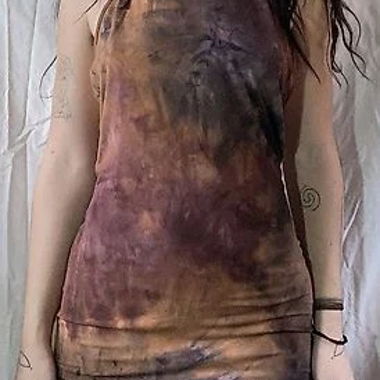Batik Halter Mini Dress