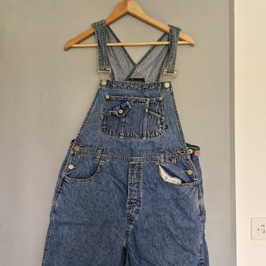 Combinaison-short en jean