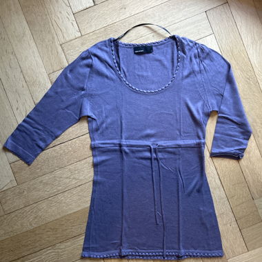 Lightweight 3/4-sleeve sweater Lilac