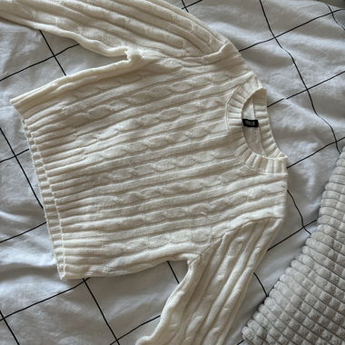 Nice white sweater