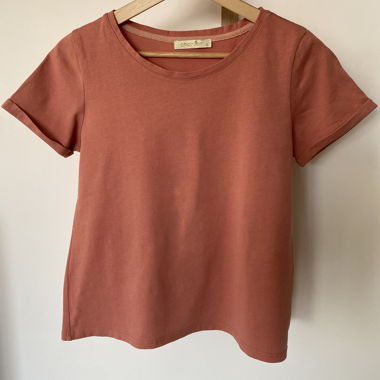 T-shirt da donna corallo