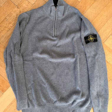 Pull Stone Island à demi-zip