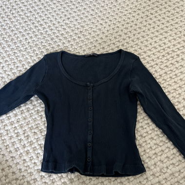 Dark Blue Brandie Top