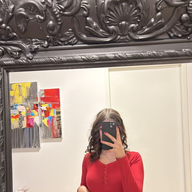 Haut rouge 