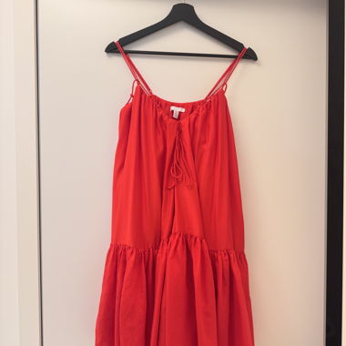 H&M Rotes Minikleid mit Trägern XS