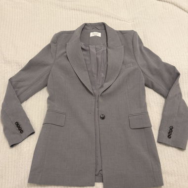 Blazer grigio sartoriale