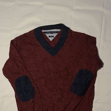roter tommy hilfiger sweater
