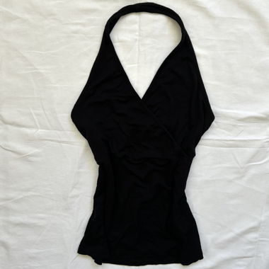 Top vintage à encolure halter - Livraison gratuite