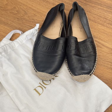 Espadrilles en cuir Christian Dior - Taille 36