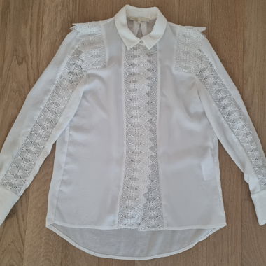 Maje Bluse mit Spitze