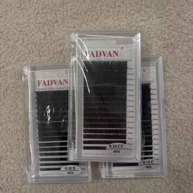 FADVAN Eyelash Extensions Set