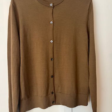 Cardigan en laine Arket camel