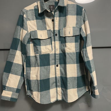 Chemise-caban à carreaux H&M