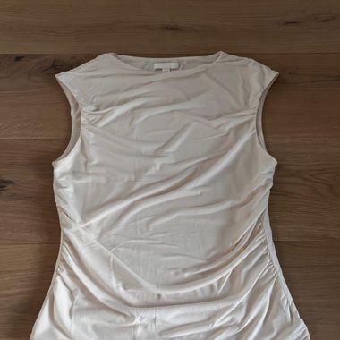White Ruched Top