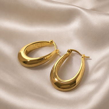 925er Sterlingsilber Hoop Earrings