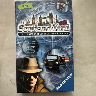 Jeu de société Scotland Yard Mister X