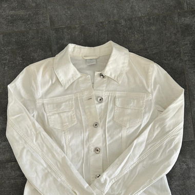 Veste Jeans Blanche 