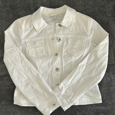Veste Jeans Blanche 