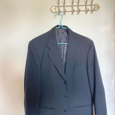 Blazer nero da uomo – Taglia M/L