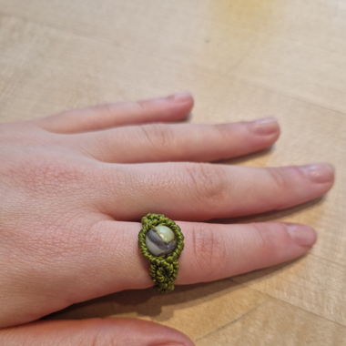 Anello Vintage Boho in Macramè