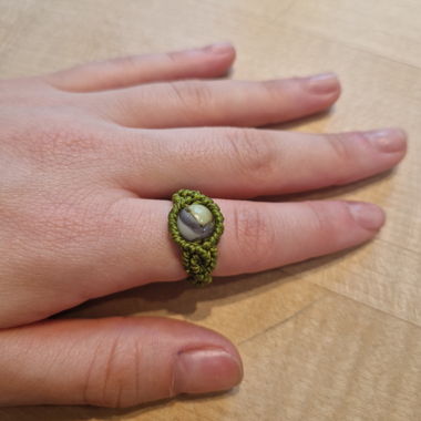 Anello Vintage Boho in Macramè