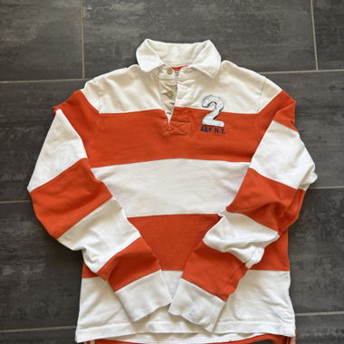 Abercrombie & Fitch Striped Knit Rugby Shirt