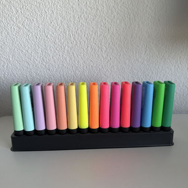 Set de surligneurs Stabilo Néon avec support