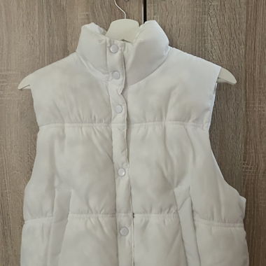 Gilet imbottito bianco