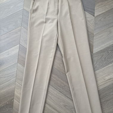 Beige Tailored-Hose