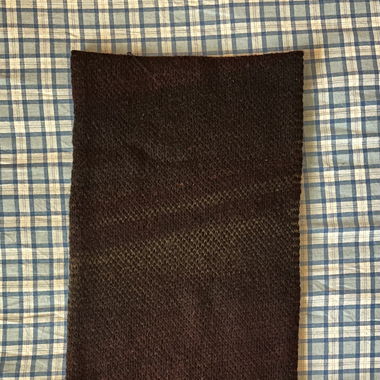 Brown Gradient Wool Tube Scarf / Snood