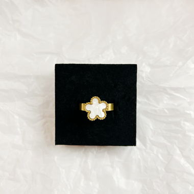 Flower BLOOM Ring 18k gold plated