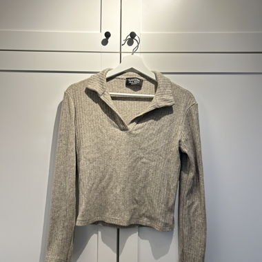 Hellgrüner Pullover Santini