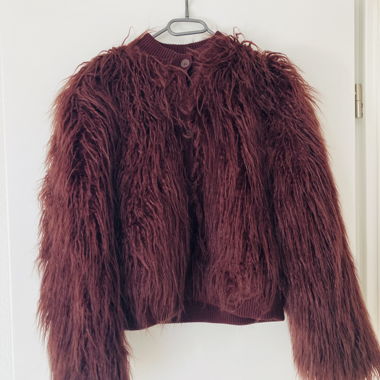 Faux fur jacket Zara 
