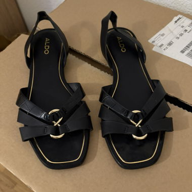 ALDO Sandalen schwarz Grösse 37.5